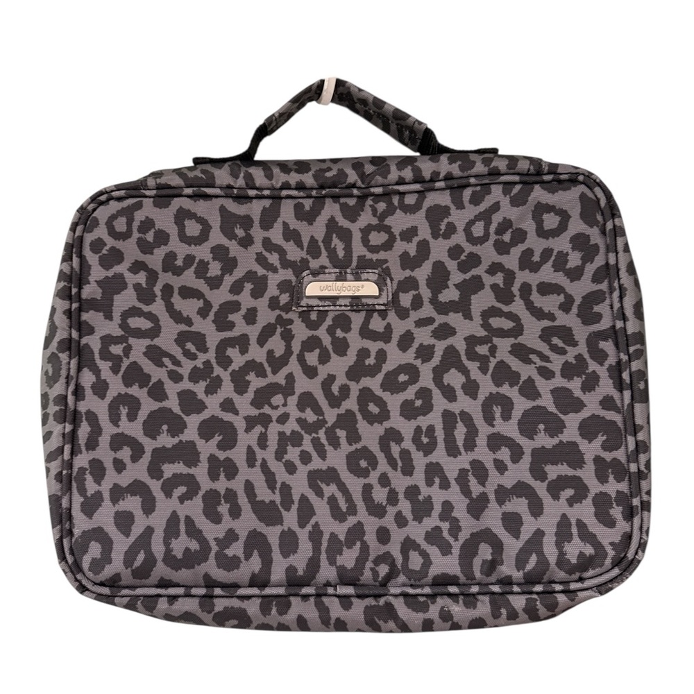 Wallybags  Cosmetic Bag with Leopard Print